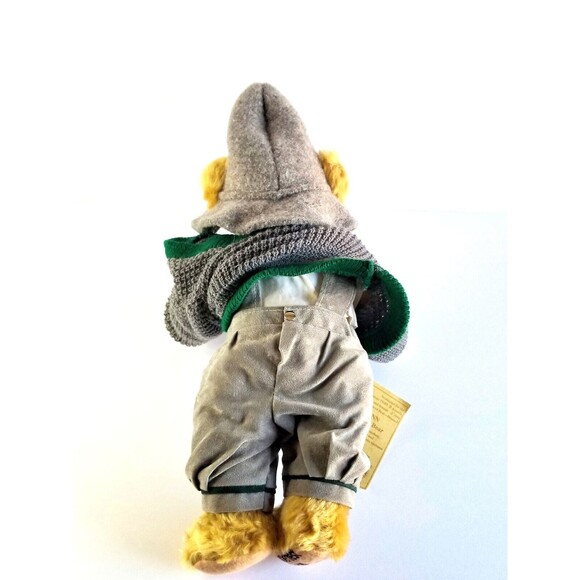 Vtg HERMANN Oktoberfest Mohair Teddy Bear Limited Edition Collectible 1994 - Picture 13 of 15